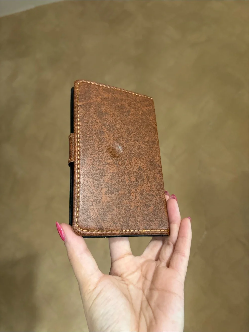 Bible Verse “Fearless” Journal Brown Faux Leather Brand New